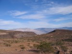 Looking at the Panamint Range, the mountains to the west of Death Valley