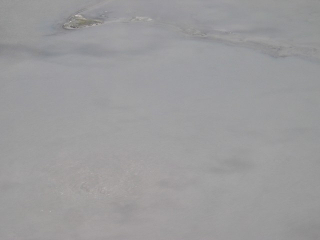 Close-up of the bubbling