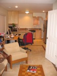 Looking towards the kitchen from the living room