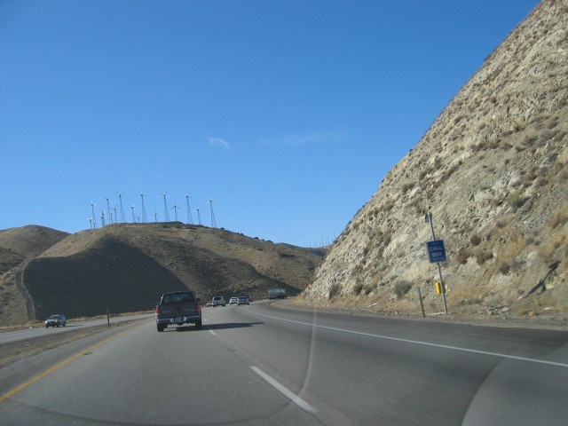 Wind farm near Bakersfield